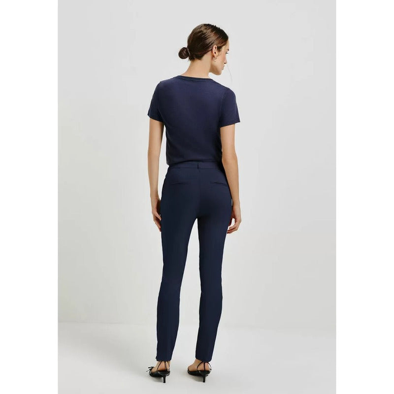 Calça Feminina Azul Marinho Em Alfaiataria Hering