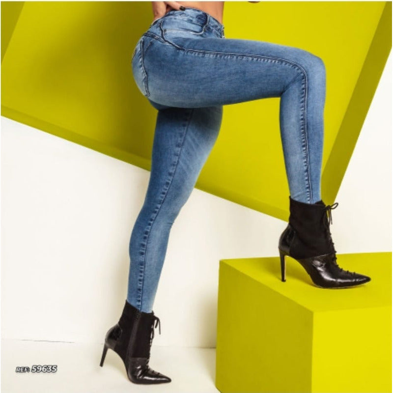 Calça Jeans Skinny Fashion Ref. 59635 Pit Bull