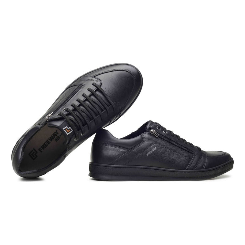 Tênis Casual Masculino Freeway Alpha002 3317 Couro