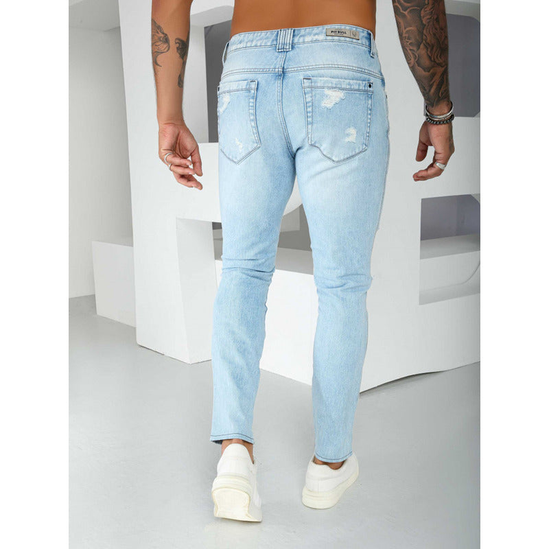 Calça Jeans Slim Masculina  Ref. 80416 Pit Bull