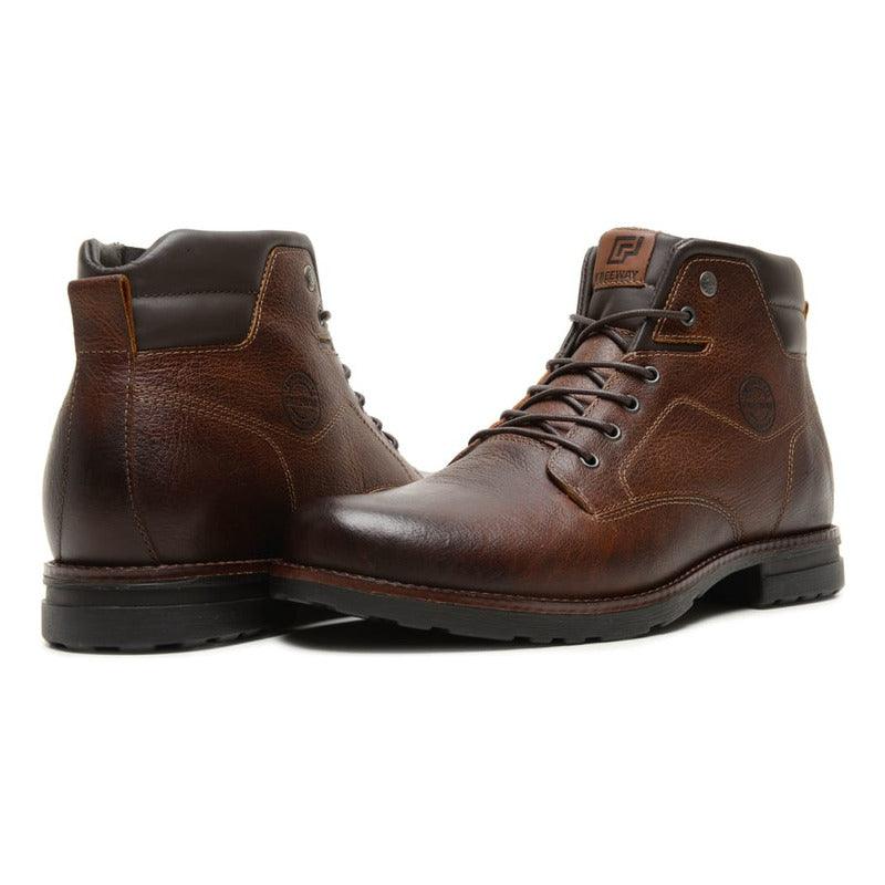 Bota Masculina Freeway Soldier2 3242 Couro Marrocos - Minha loja