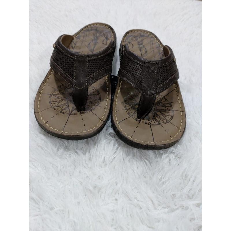 Chinelo Masculino De Couro Maldivas 3139 Cor Marron Freeway - Minha loja