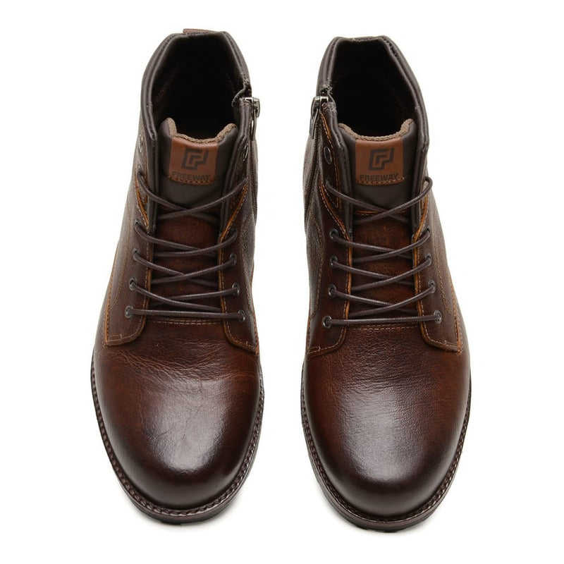 Bota Masculina Freeway Soldier2 3242 Couro Marrocos