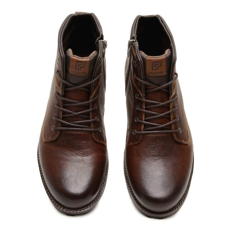 Bota Masculina Freeway Soldier2 3242 Couro Marrocos - Minha loja