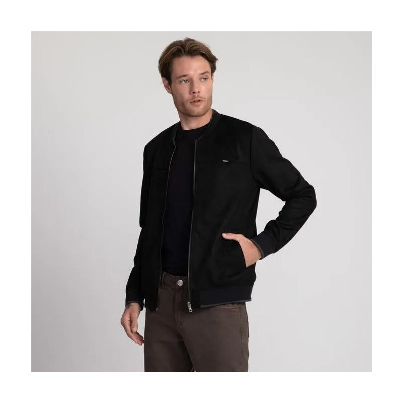 Jaqueta Docthos Slim Bomber Suede 736233