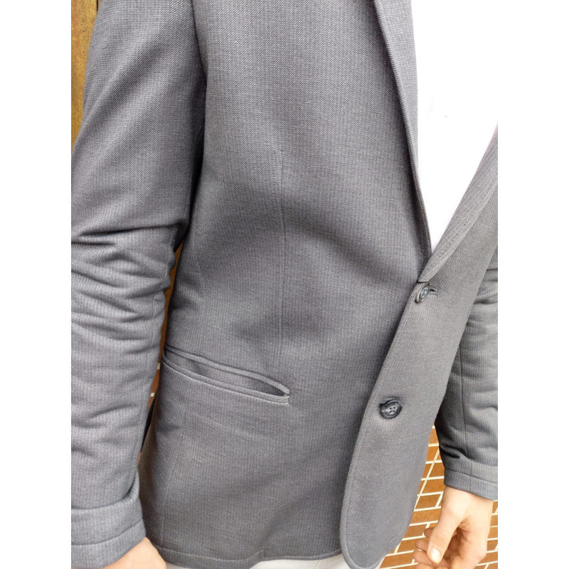 Blazer Masculino Sarja Da Docthos Cinza