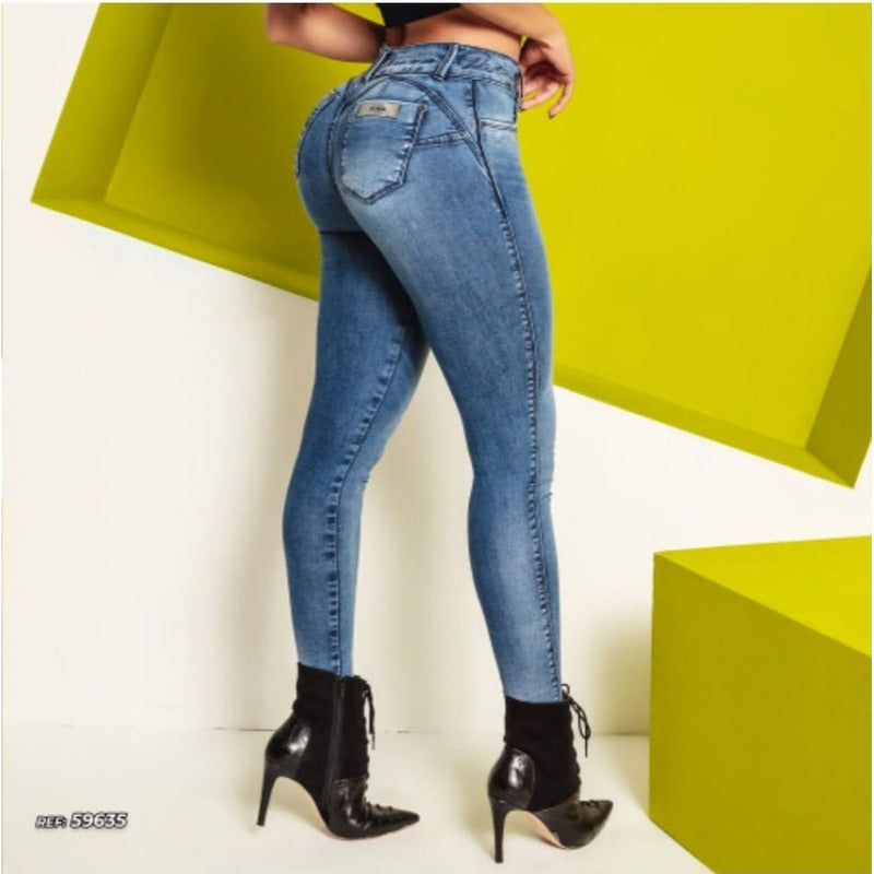 Calça Jeans Skinny Fashion Ref. 59635 Pit Bull