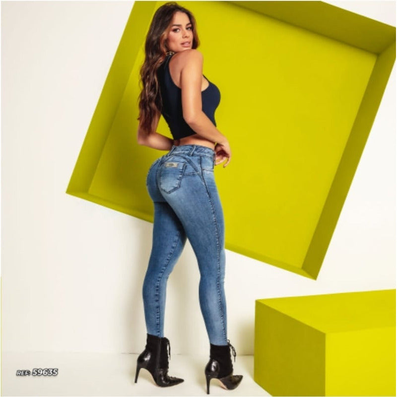 Calça Jeans Skinny Fashion Ref. 59635 Pit Bull