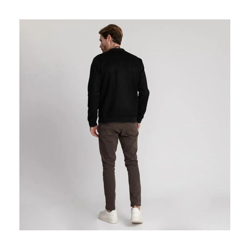 Jaqueta Docthos Slim Bomber Suede 736233