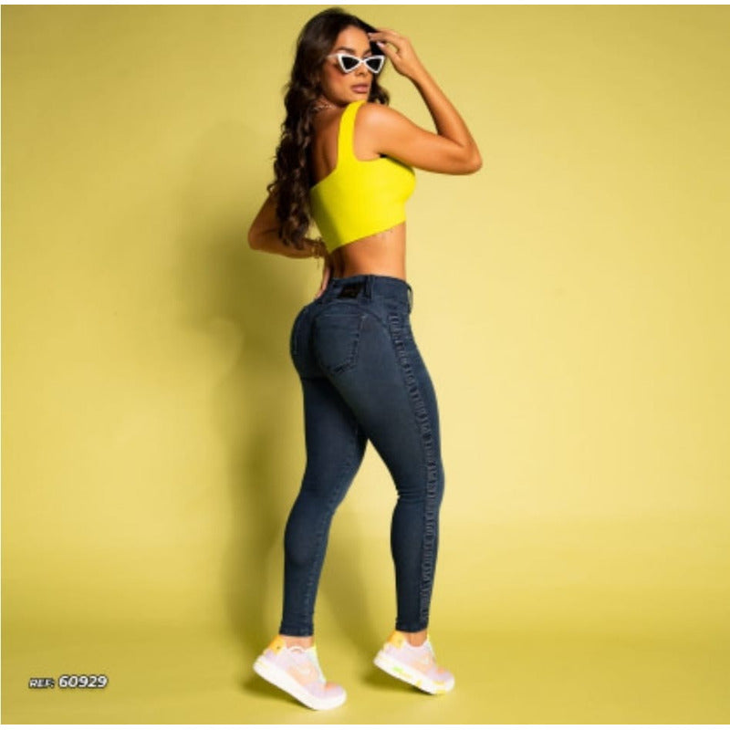 Calça Skinny Com Empina Bumbum Ref. 60929 Pit Bull Jeans - Wertir bem confecções