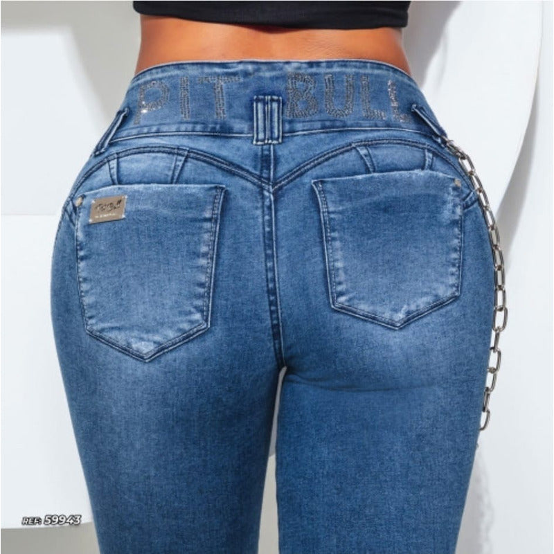 Calça Jeans Skinny Cós Largo Ref. 59943 Pit Bull - Wertir bem confecções