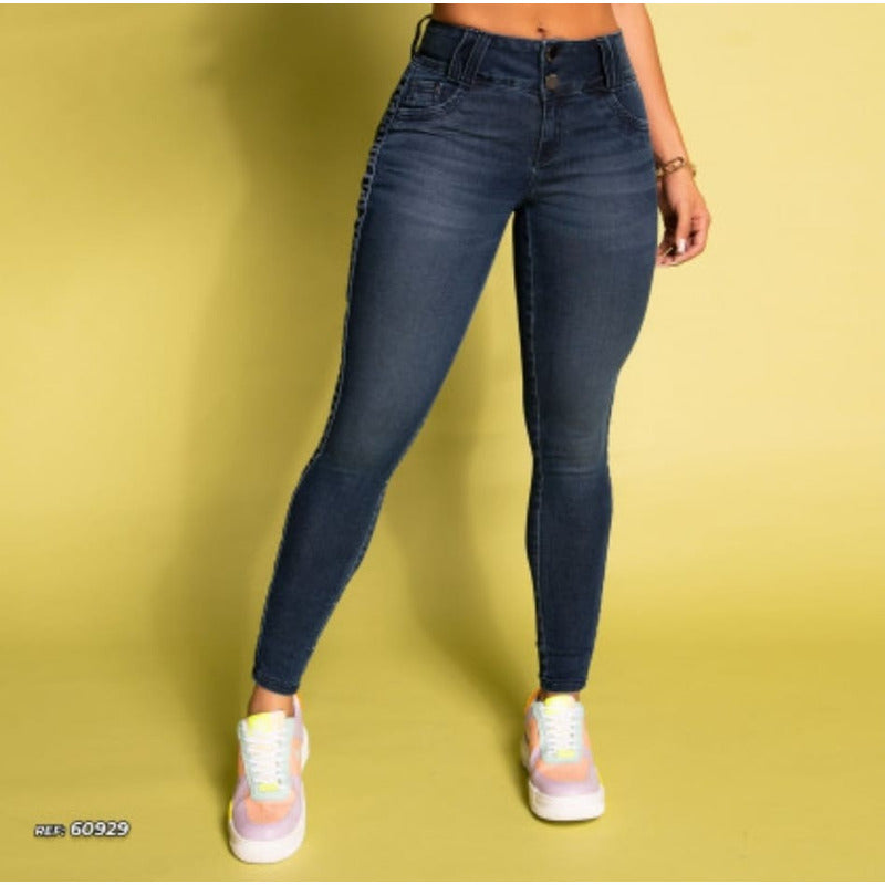 Calça Skinny Com Empina Bumbum Ref. 60929 Pit Bull Jeans - Wertir bem confecções