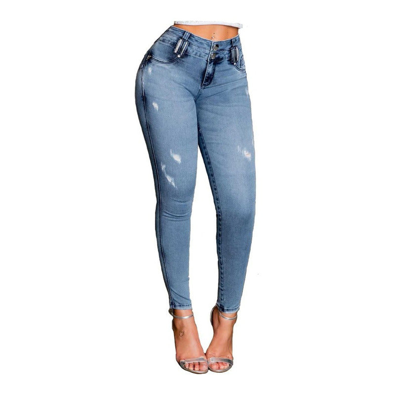 Cigarrete Fem Skinny Azul Claro Original Pit Bull Ref. 34923